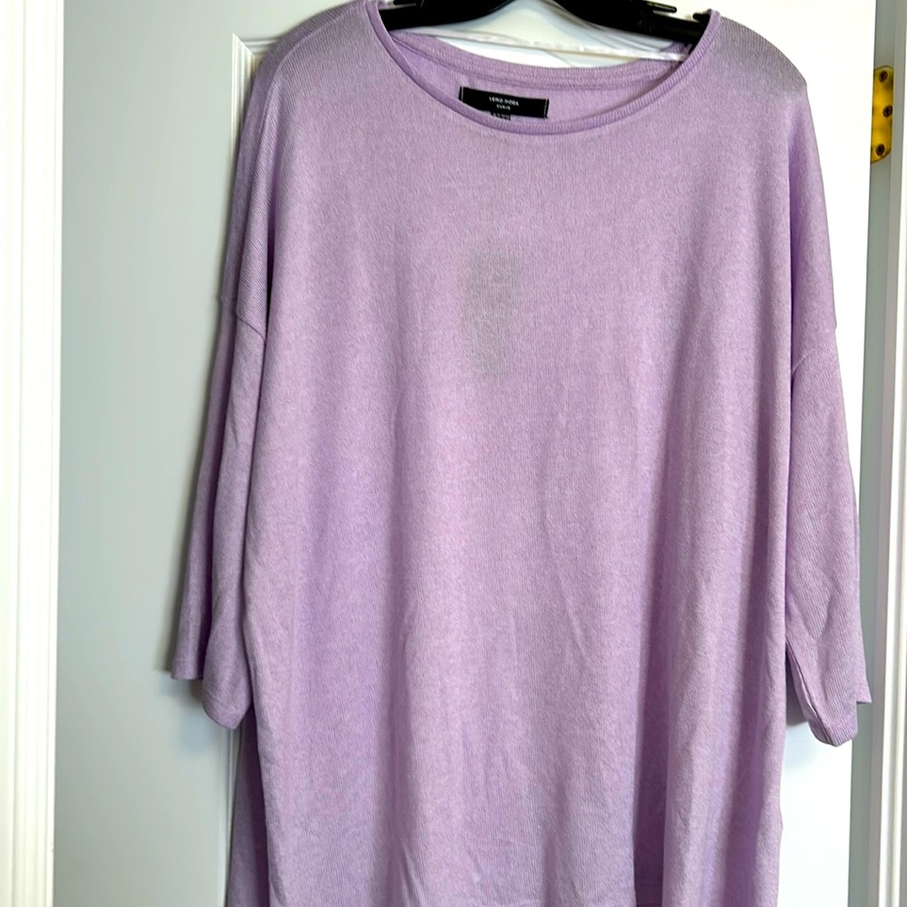 Vero Moda lilac spring plus size sweater tunic.1X